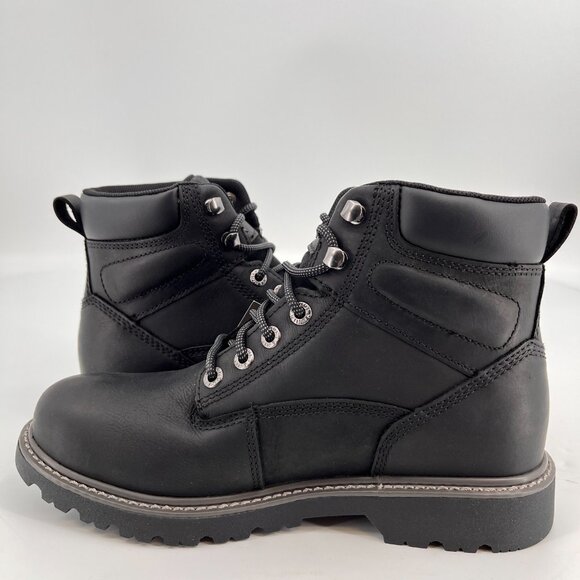 Wolverine Floorhand Work Boot Size 12M Black Leather Waterproof New In Box - Picture 9 of 16